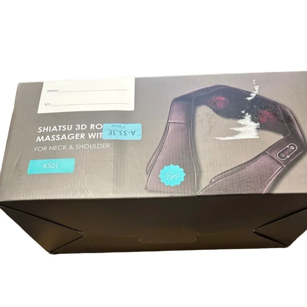 Shiatsu 3D Rotation Massager For Neck and Shoulder / Car / Office / Chair